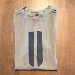 NOBULL Men's Gray Short Sleeve Tee